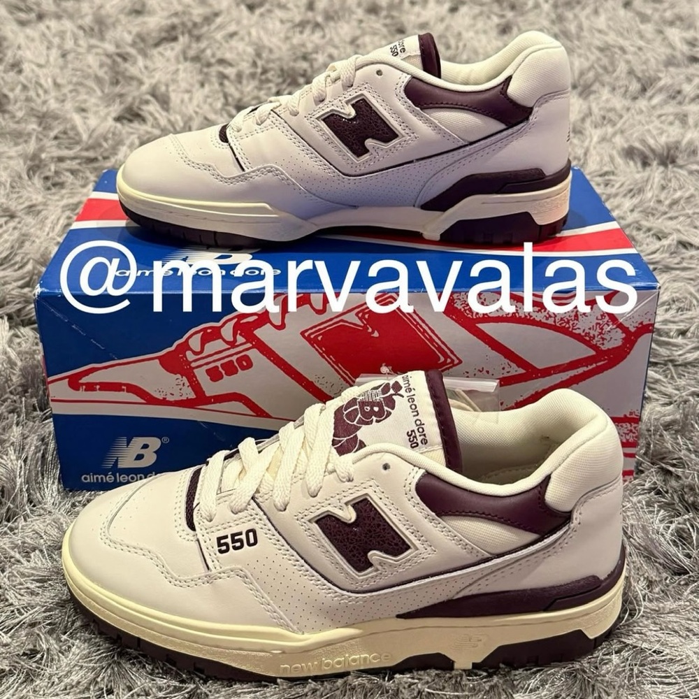 New Balance 550 x Aime Leon Dore Purple. Womens 7.5 / Mens 6